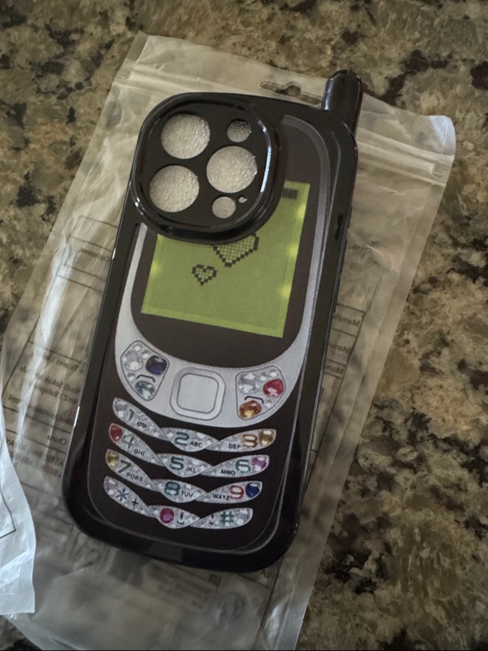 Vintage Gamephone Style Black Phone Case for Cell Phones
